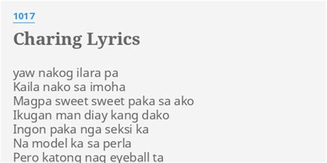 modelong charing lyrics|Modelong Charing Lyrics .